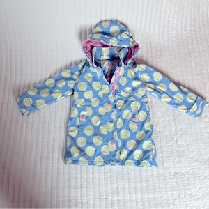 Hatley girls raincoat sz 5